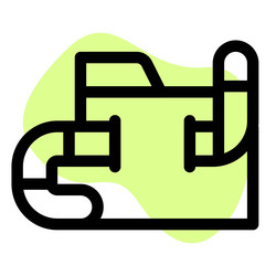 self-replicating virus in folder to steal data vector image