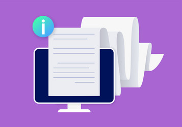 User Guide & Tutorial vector image