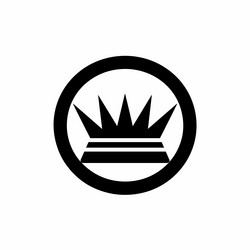 Supercars for sale monochrome glyph logo vector