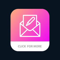 compose edit email envelope mail mobile app vector image