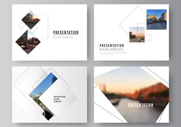 layout presentation slides design vector image
