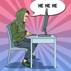 Cyber Hacker Data Theft vector