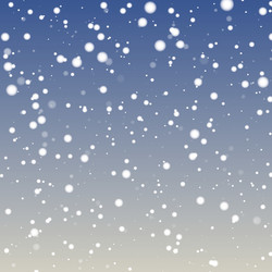 fuzzy snowflakes fallig vector