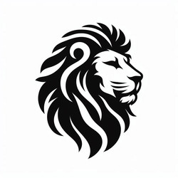 Majestic Lion Emblem Vector Image