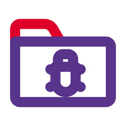 Malware corrupted the data of folder vector