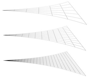 graticule grid mesh plane with deform distortion vector image
