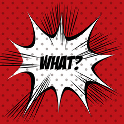 Cartoon comic text pop art explosion Royalty Free Vector