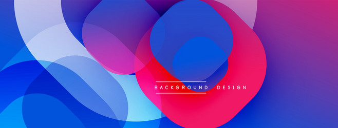 vibrant overlapping circles create abstract vector image