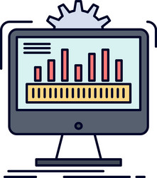 dashboard admin monitor monitoring processing vector image