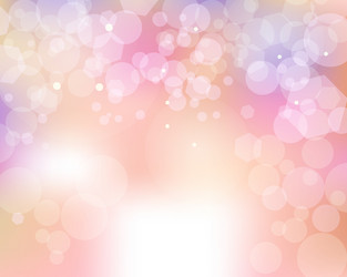 abstract feminine bokeh of lights background vector image