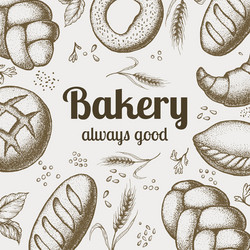 Sweet home bakery Royalty Free Vector Image - VectorStock