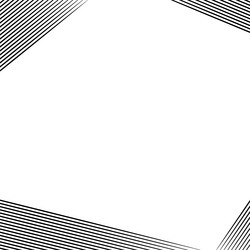 parallel lines square format frame border vector image