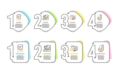 web system corrupted file and job interview icons vector image