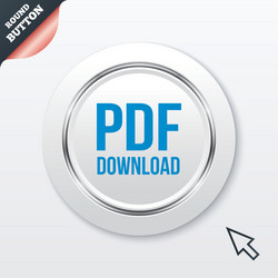 Pdf download icon upload file button vector