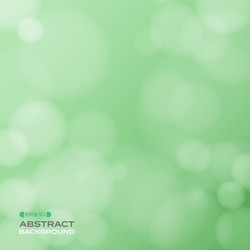 abstract of soft bokeh pattern on gradient green vector image