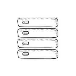 computer server sketch icon vector image