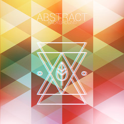 abstract background with hipster geometric line vector image