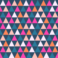 Abstract color pattern of geometric shapes vector