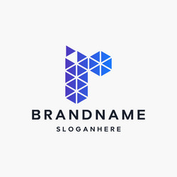 Printletter b diamond logo design Royalty Free Vector Image