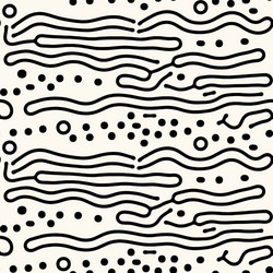 seamless abstract pattern with lines vector