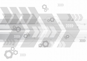 arrow speed background and technology data load vector image