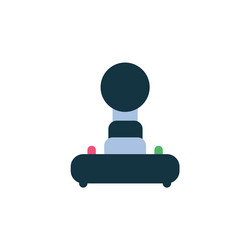 Joystick icon computer component flat style vector