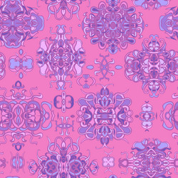 seamless pattern with colorful abstract shape vector image
