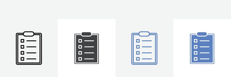 sheet icon set use for web ui or app vector image