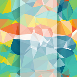Triangular Abstract Geometric Pattern vector image