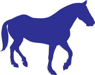 Horse Silhouette Vector Image