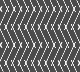 Monochrome pattern with gray intersecting lines vector