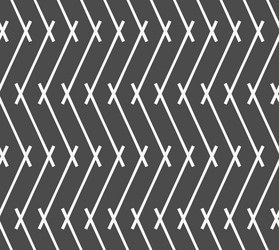 Monochrome pattern with gray intersecting lines vector