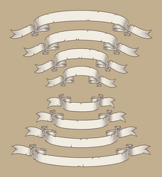 Old Papyrus Scrolls Vector Image