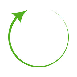 recycle icon recycling symbol vector