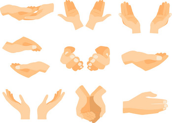 Human hands Royalty Free Vector Image - VectorStock