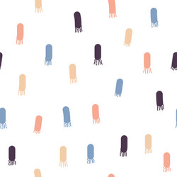 simple abstract doodle repeat pattern vector image