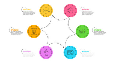 engineering documentation timer and move gesture vector image