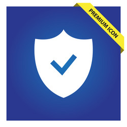 security check icon for web and mobile vector