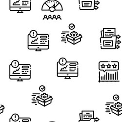 software testing and analysis seamless pattern vector image
