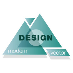 abstract colorful triangle dynamic splash liquid vector image