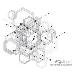 Abstract Particle Network vector image