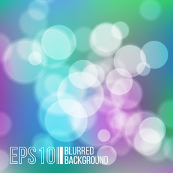 bright background with bokeh effect vector image