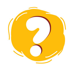 concept of frequently asked questions a flat vector image