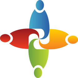 Concept of unity and teamwork Royalty Free Vector Image