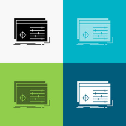 File object processing settings software icon vector