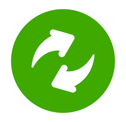 refresh or reload button design user interface vector image