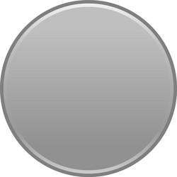 gray circle button empty web internet icon vector image