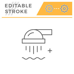 Metal shower drain steal Royalty Free Vector Image
