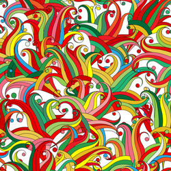 Abstract Herb Pattern vector image