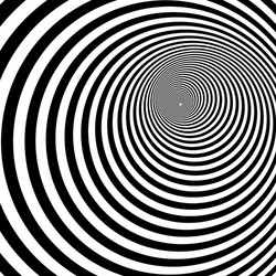 Hypnotic spiral Royalty Free Vector Image - VectorStock